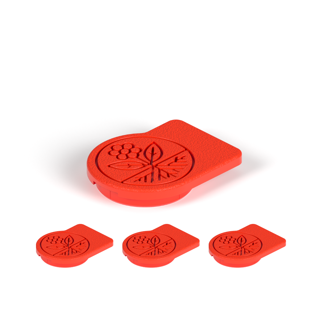 Lot de 4 bouchons de rechange